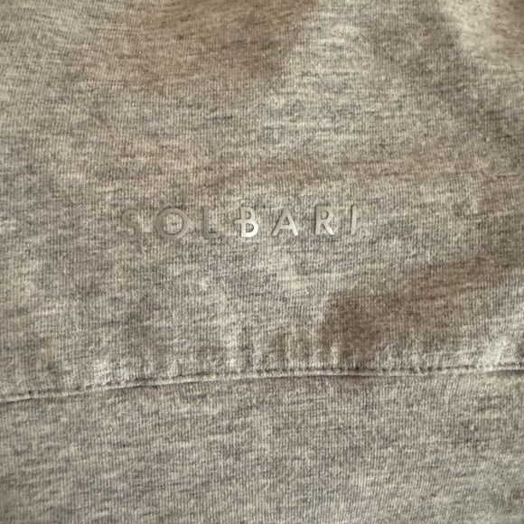 Women's Grey Hoodie by Solbari - Picture 7 of 9